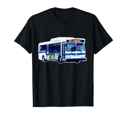 Empire State NY Co Funky Retro NYC MTA Bus Transit Driver New York City T-Shirt