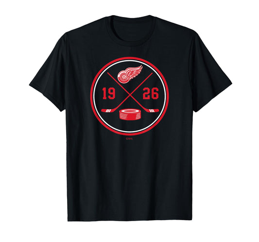 Detroit Red Wings Prize Black Officially Licensed T-Shirt
