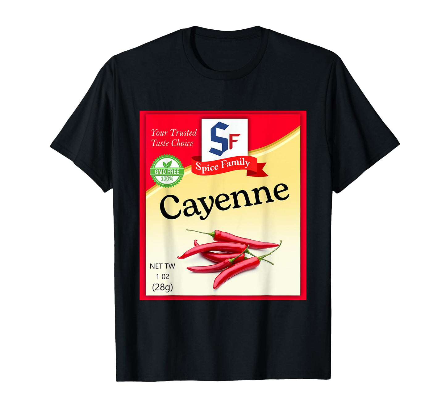 Pepper Cayenne Condiment Costume Holiday Spice Costumes T-Shirt