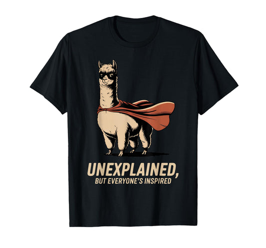 Superhero Llama Alpaca Lover Retro 80s 90s Vintage Men Women T-Shirt