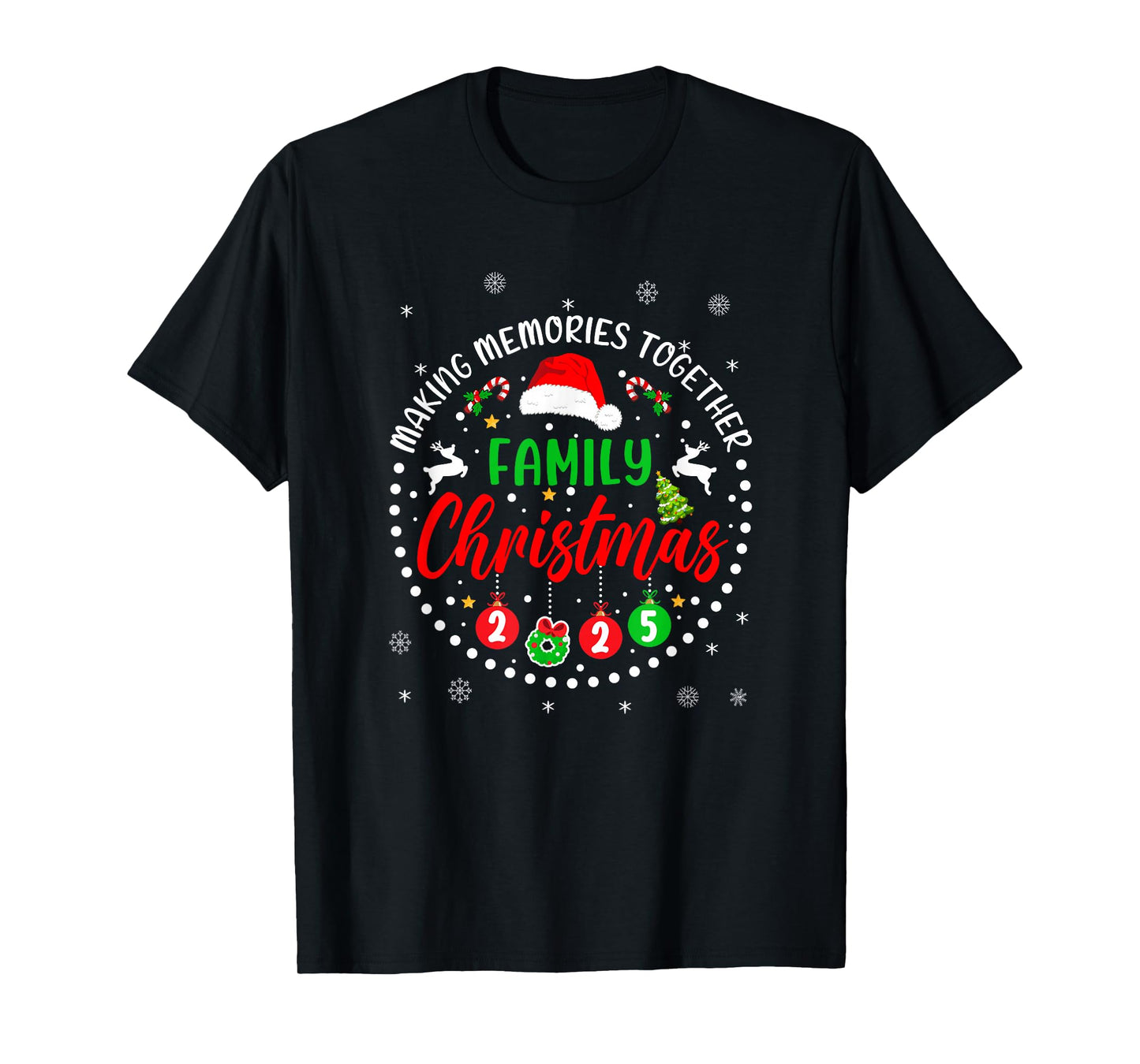 Matching Family Christmas 2025 Group Memories Together T-Shirt