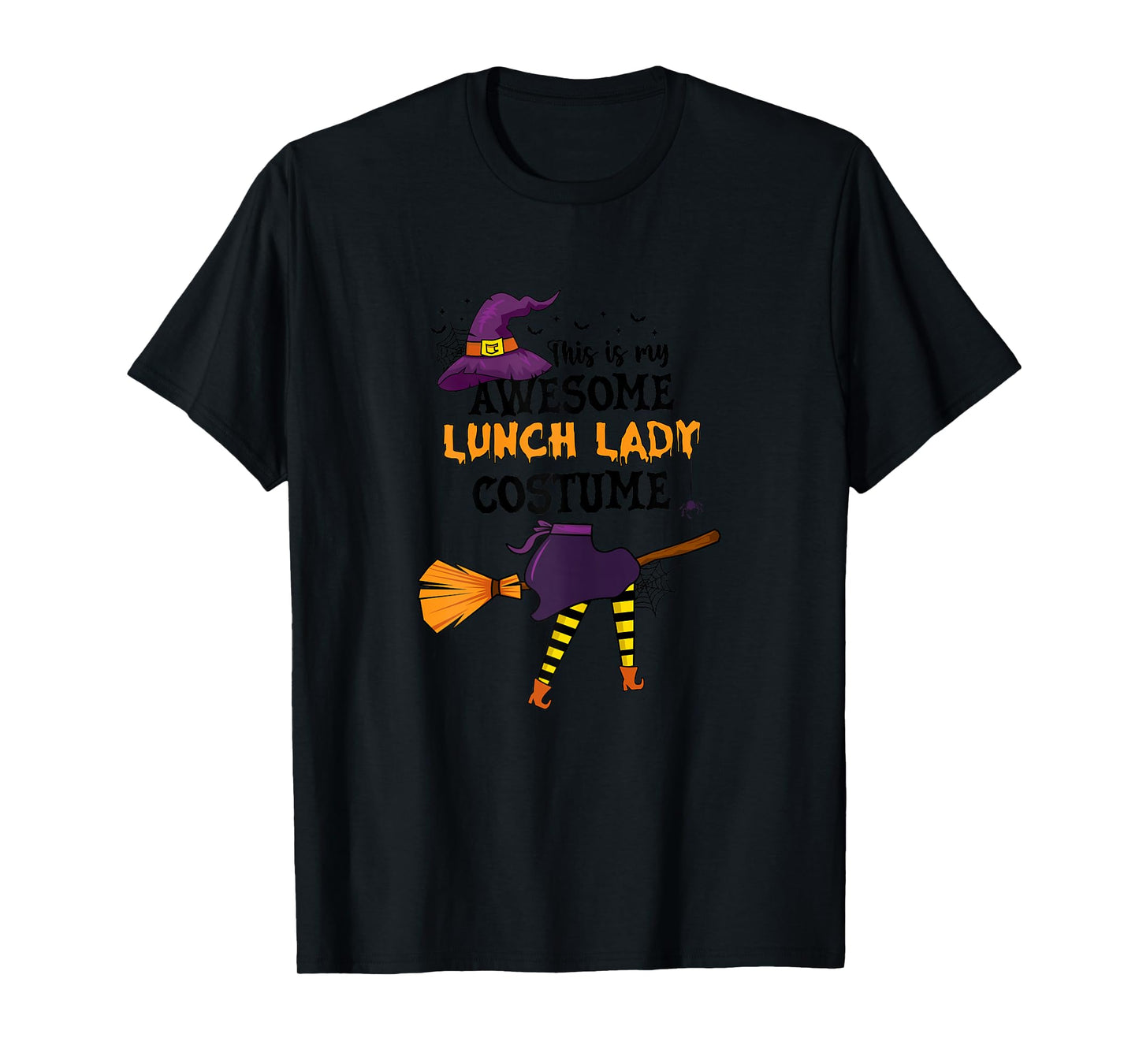 This is My Awesome Lunch Lady Costume Halloween Funny Witch T-Shirt