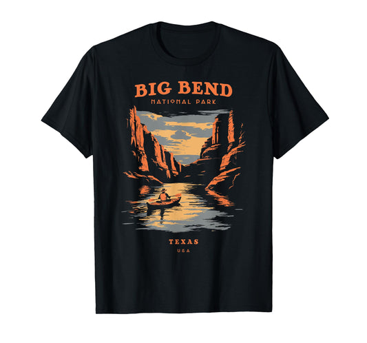 Big Bend National Park Texas Retro Vintage T-Shirt