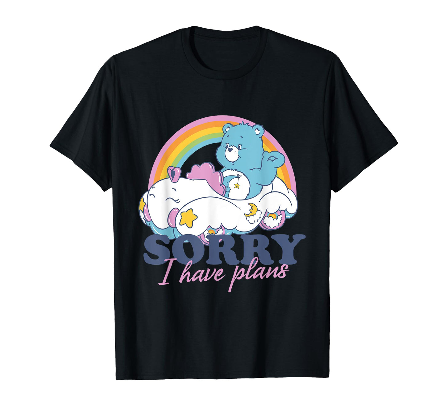 Care Bears Bedtime Bear Sorry I Have Plans T-Shirt