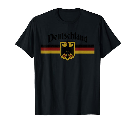 Oktoberfest Deutschland Germany Coat of Arms Eagle Banner T-Shirt
