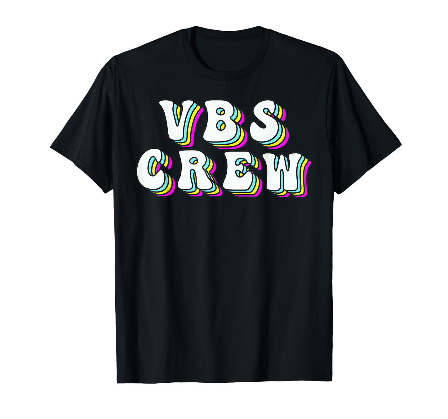 Retro VBS Crew VBS 2024 Vacation Bible School Christian T-Shirt