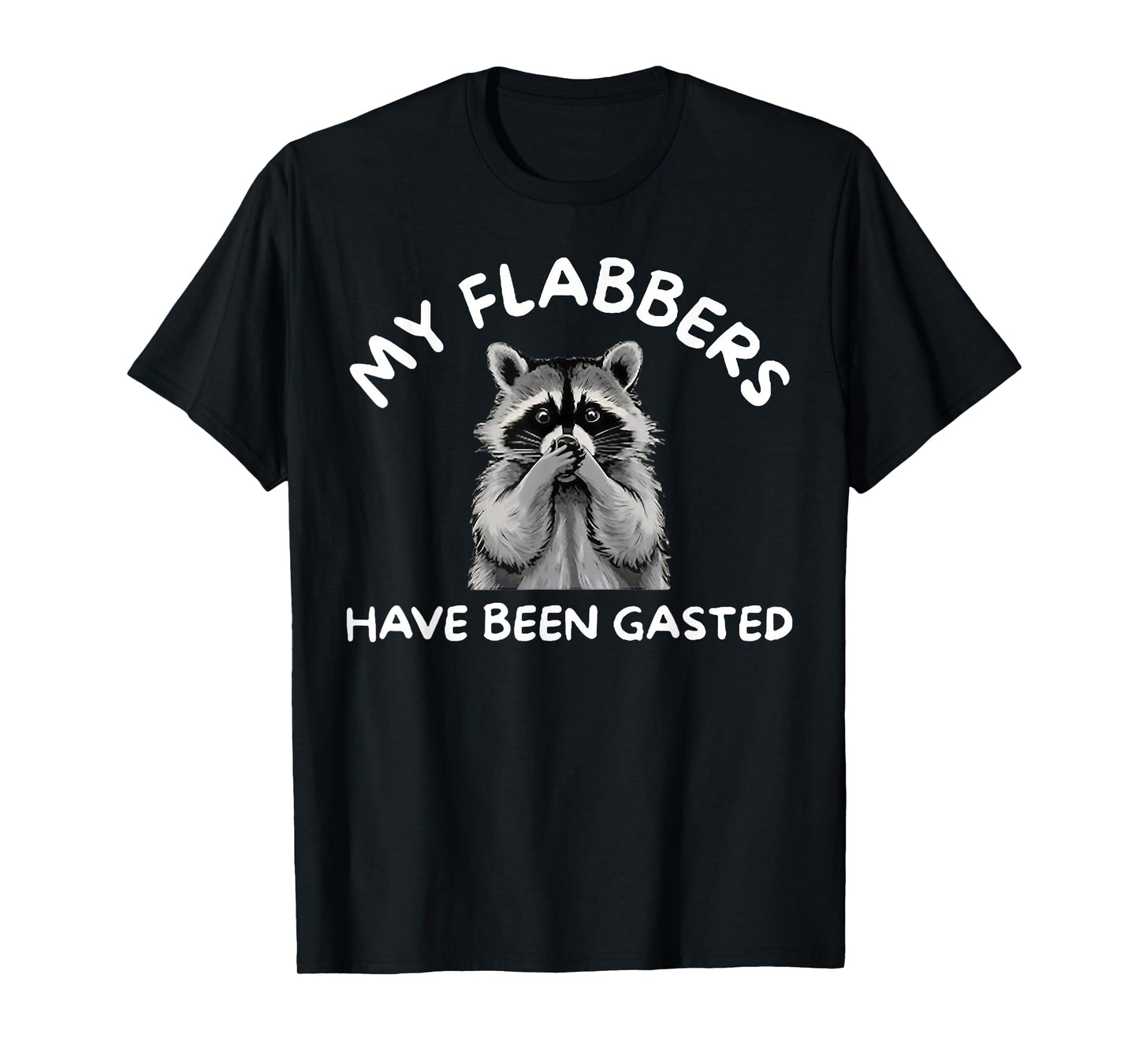 Raccoon My Flabbers Have Been Gasted T-Shirt