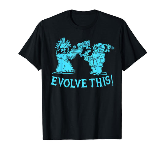 Vintage Evolve This Jesus And Darwin 2 T-Shirt