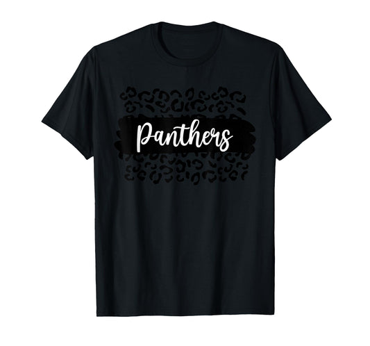 Vintage Panthers School Spirit Name Team Back To School T-Shirt