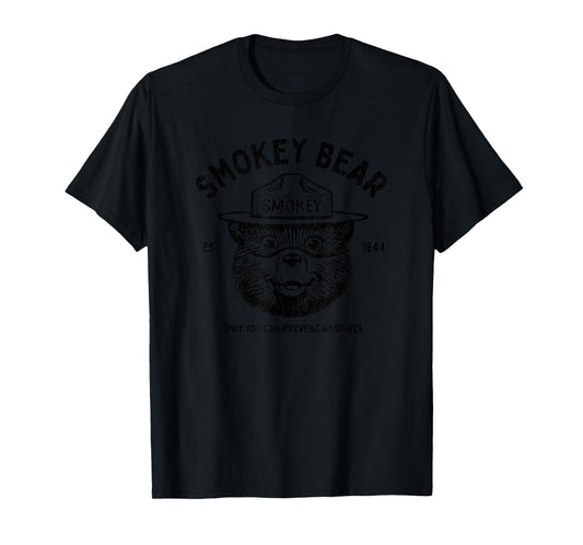 Vintage Smokey Bear Logo Only Officially Licensed T-Shirt