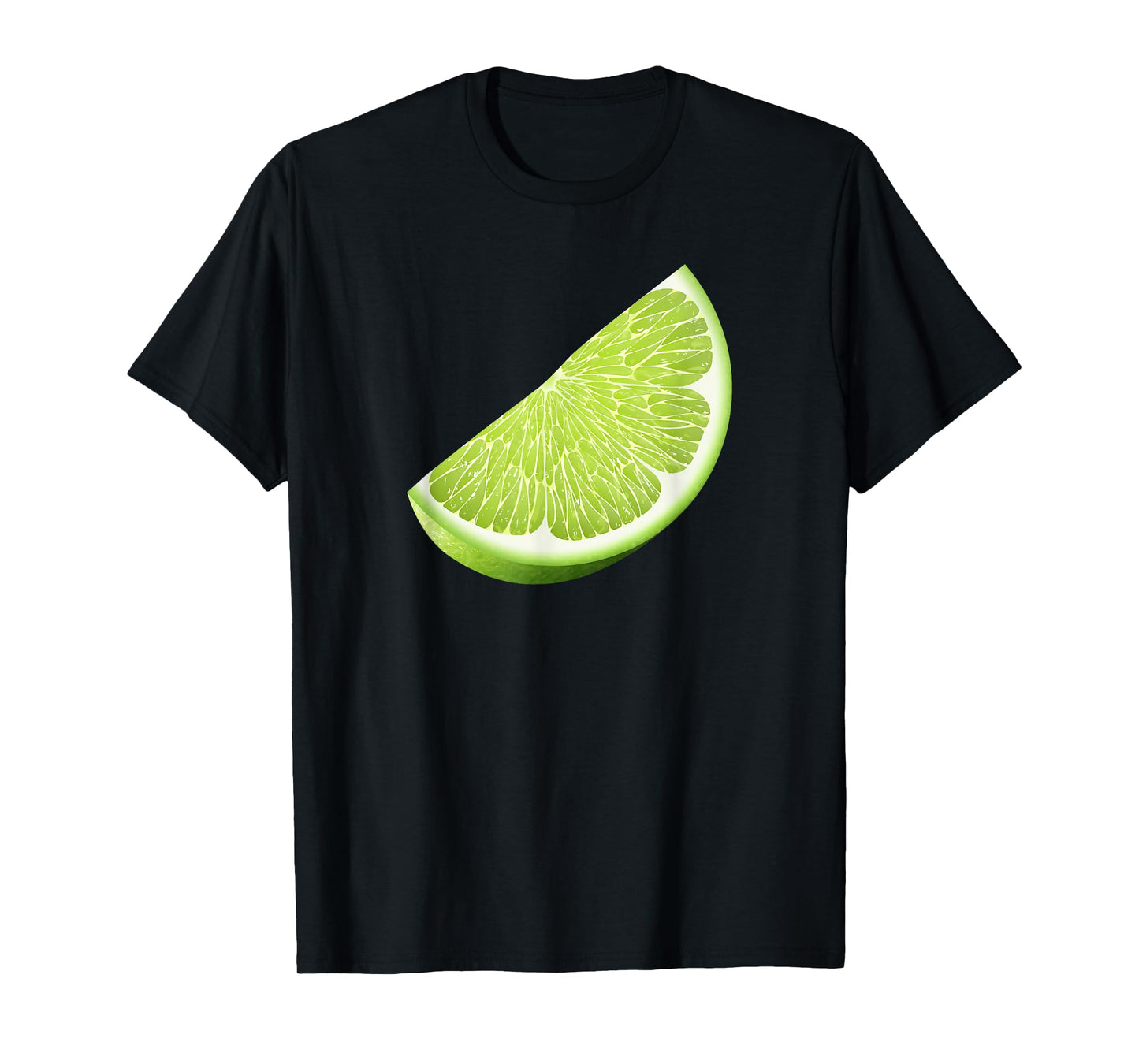 Green Lime Halloween Costume Group Funny Lime Slice Lovers T-Shirt