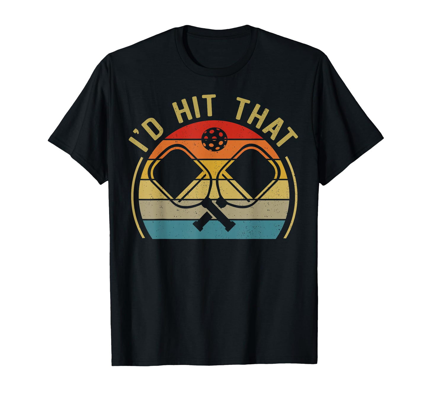 Funny Pickleball Id Hit That Vintage T-Shirt