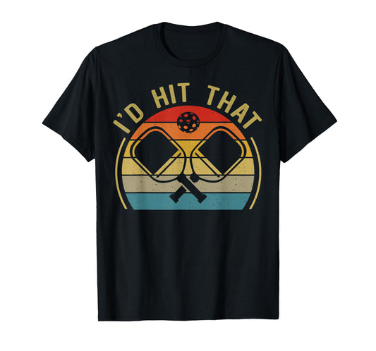 Funny Pickleball Id Hit That Vintage T-Shirt
