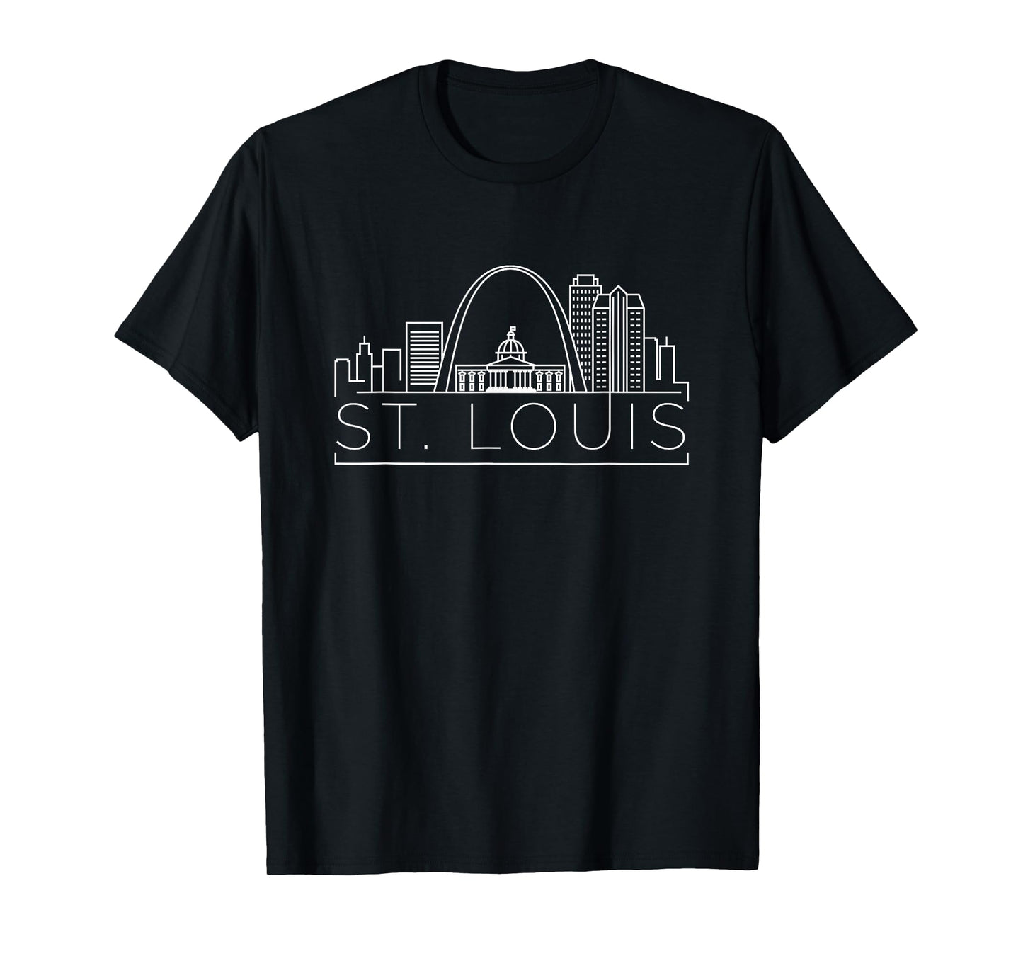 St. Louis, Missouri City Skyline T-Shirt