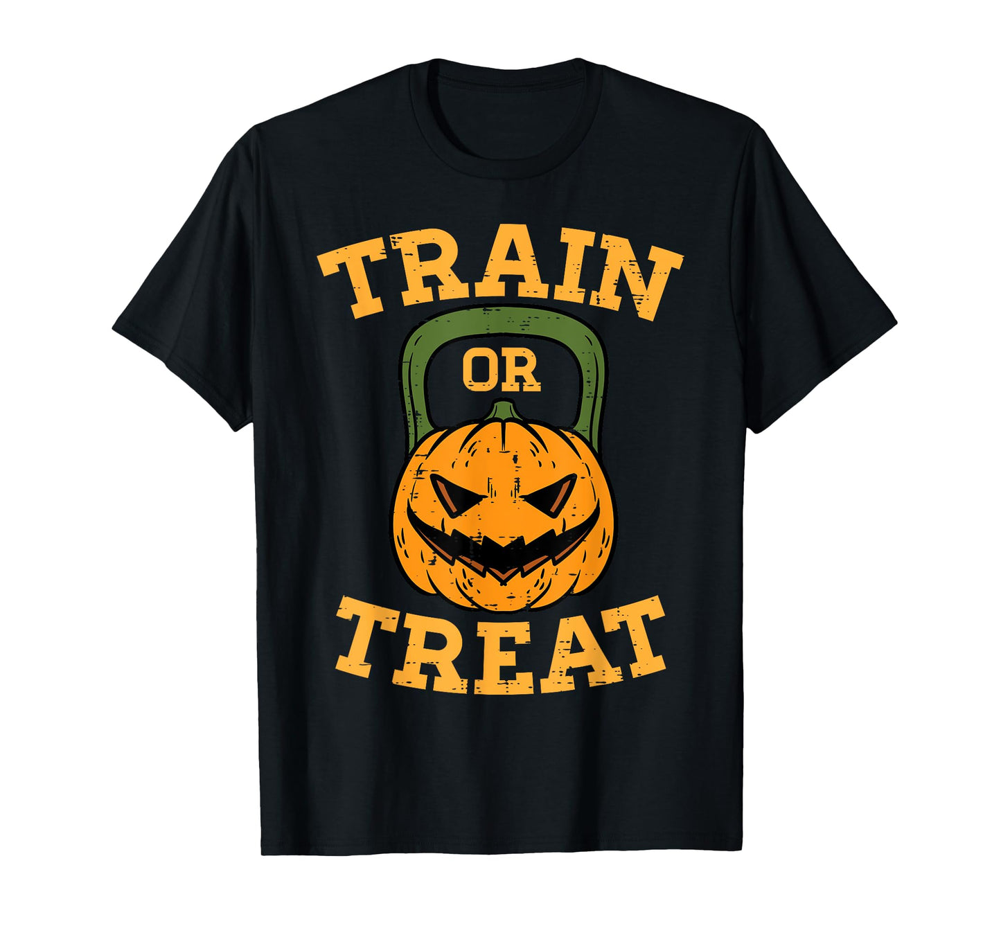 Halloween Gym Train or Treat Workout Costume Men Women Kids T-Shirt