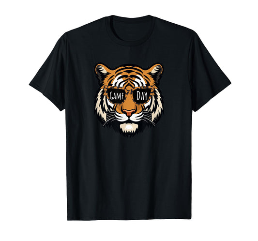 Touchdown American Football Game Day Thanksgiving Tiger Cool T-Shirt