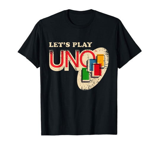 Vintage Let's Play UNO T-Shirt