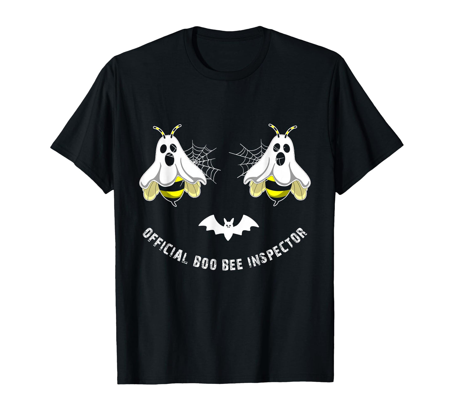 Official Boo Bee Inspector Funny Halloween Costume Men Women T-Shirt