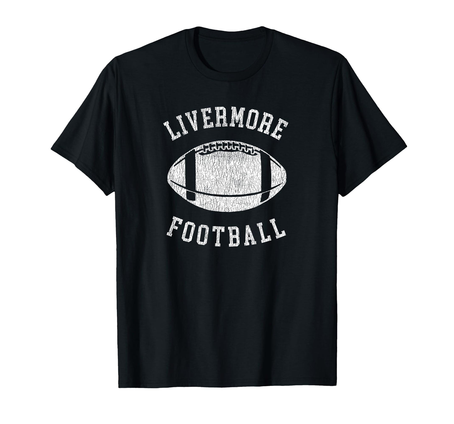 Livermore Football Distressed Vintage 80's Throwback Classic T-Shirt