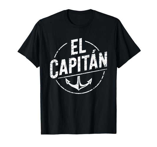 El Capitan Shirt Men Women Anchor Boat Captain Funny Boating T-Shirt