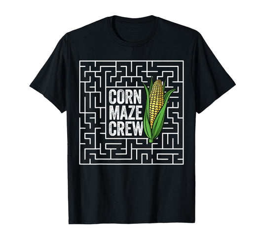 Corn Maze Crew Corn Maze Funny Halloween Corn Maze T-Shirt