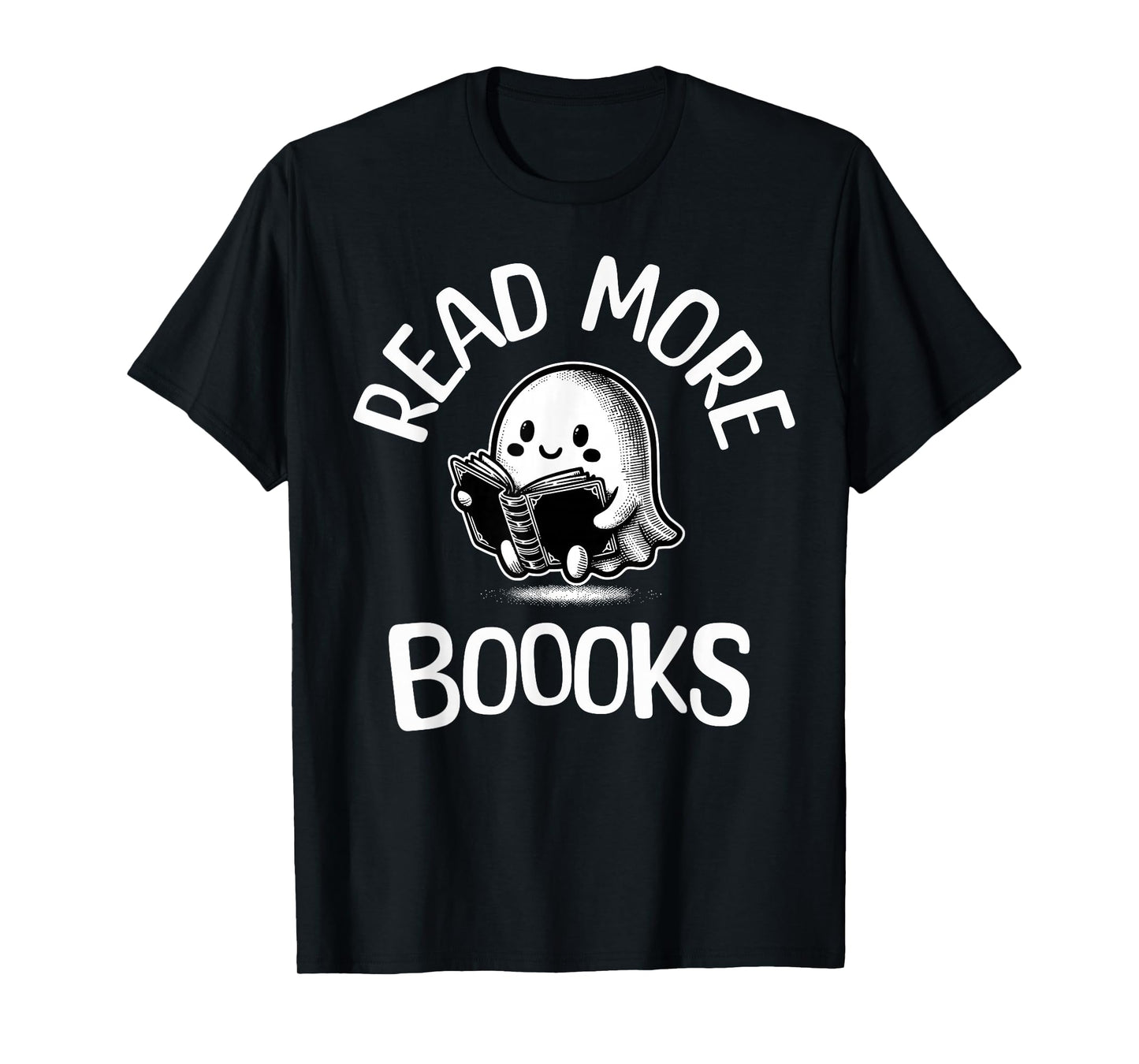 Vintage Halloween Teacher Women Reading Read More Books T-Shirt