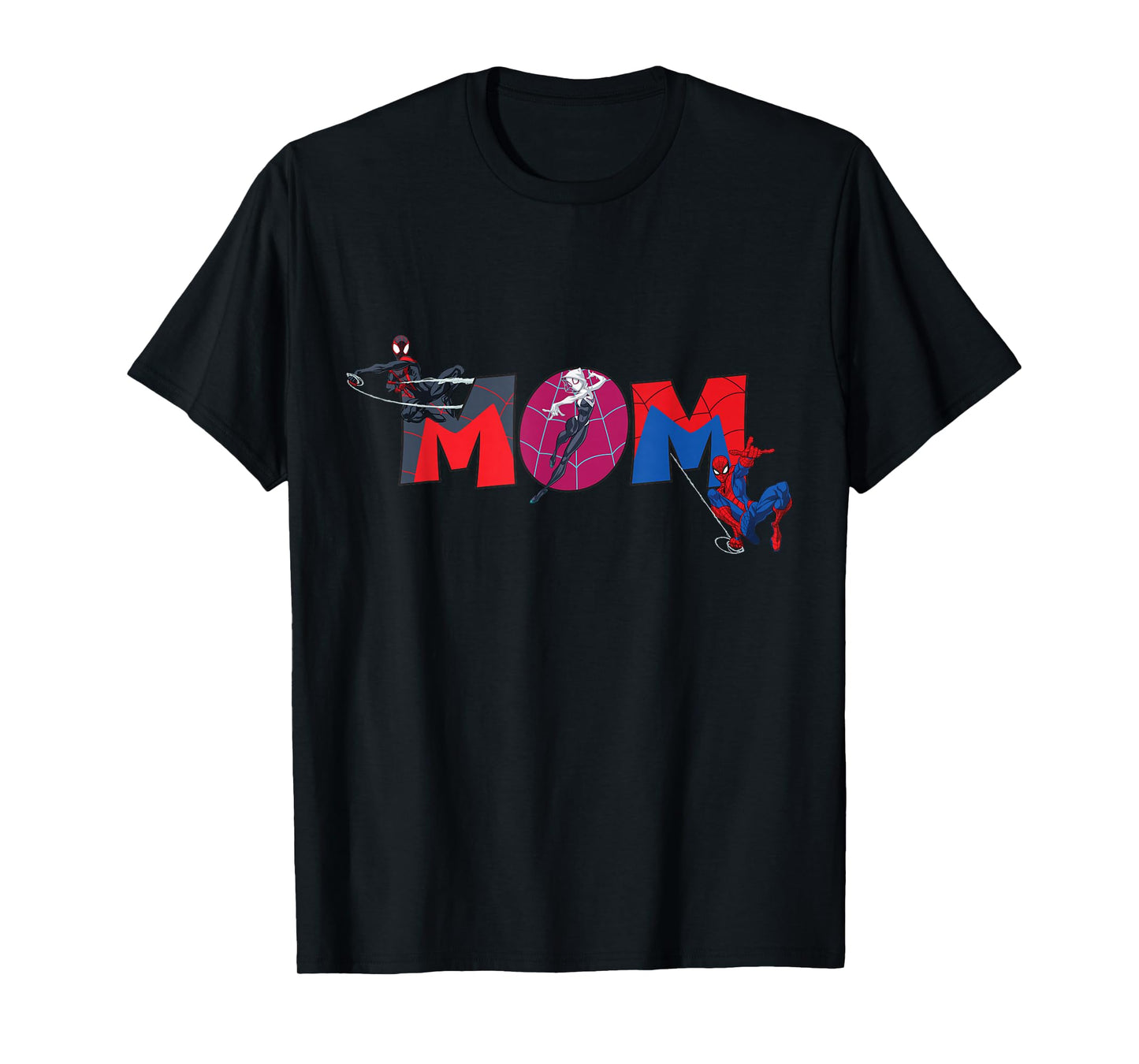 Marvel Spider-Man Trio Mom Mother’s Day Family Trip Birthday T-Shirt