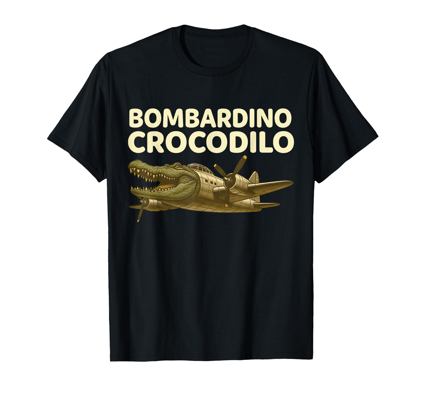 Bombardino Crocodilo - Funny Italian Brainrot Kids Meme T-Shirt