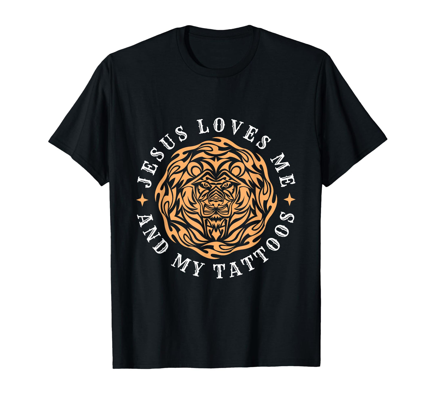 Jesus Loves Me And My Tattoos Tattoo T-Shirt