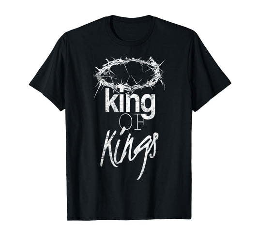 King of Kings distressed Christian t-shirt