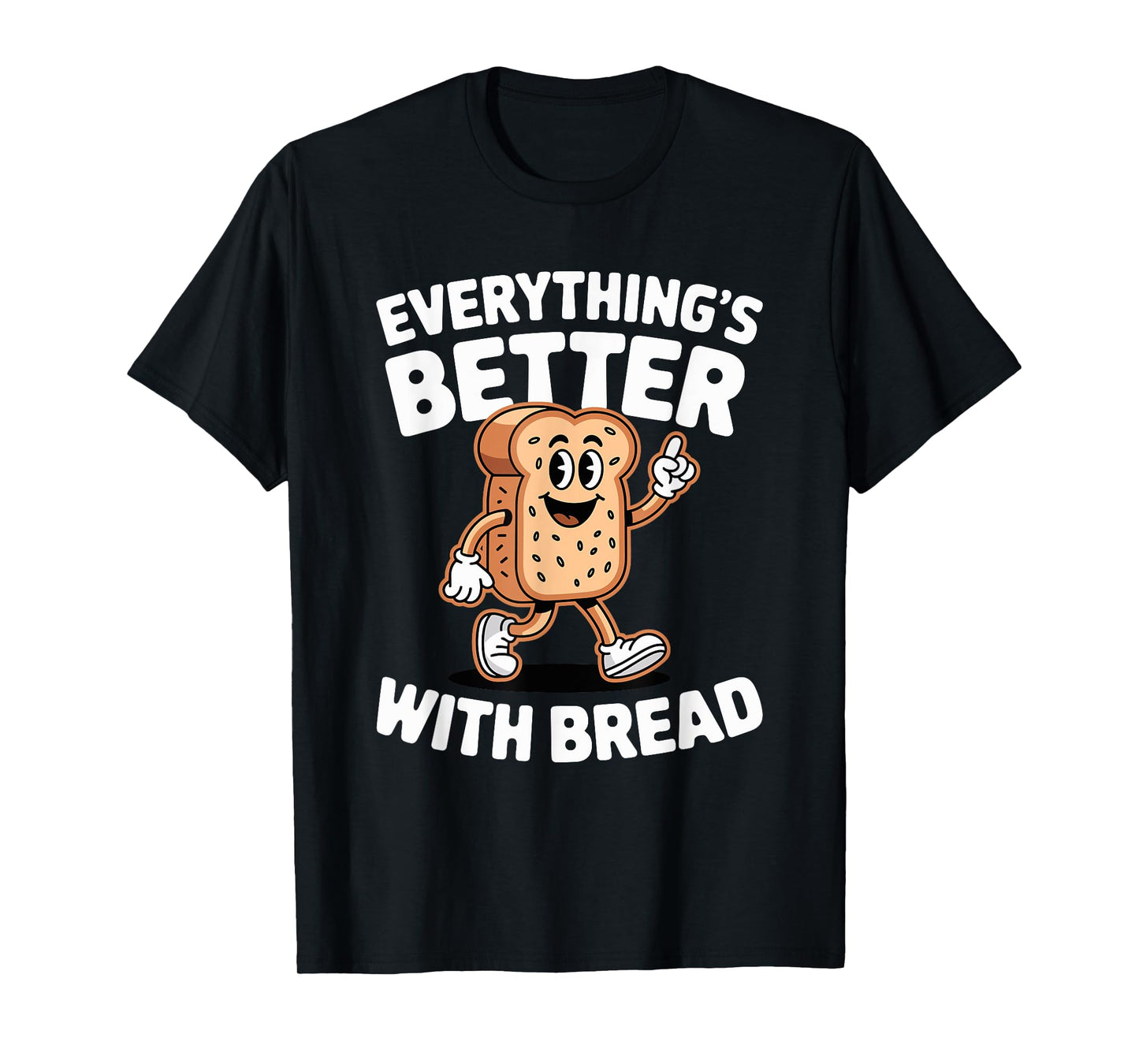Funny Retro Vintage Bread Men Women Boys or Girls Bread T-Shirt