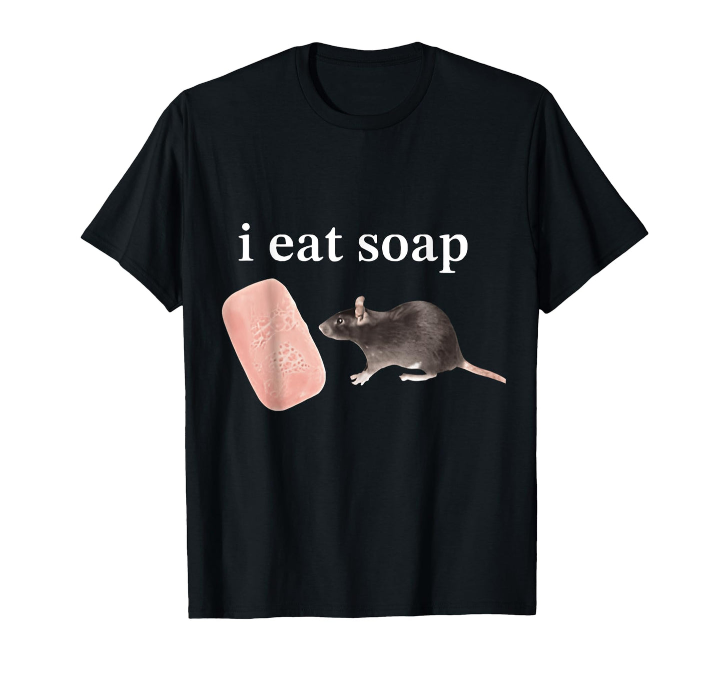 Vintage FUNNY Meme I Eat Soap Rat T-Shirt