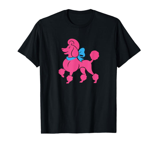 Sock Hop, Pink Poodle, Fifties, '50's T-Shirt