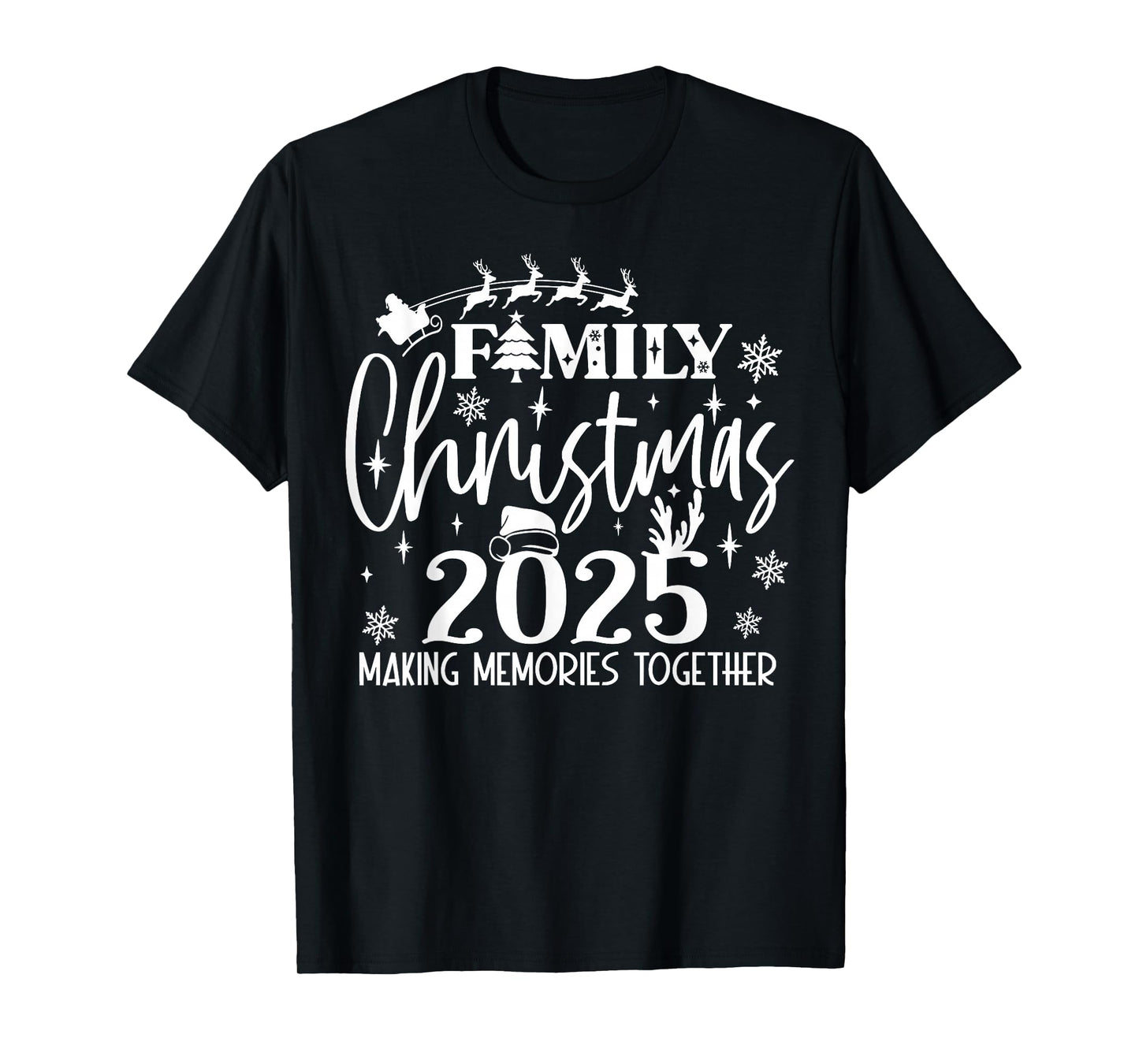 Family Christmas 2025 Matching Family Group Squad Pajamas T-Shirt