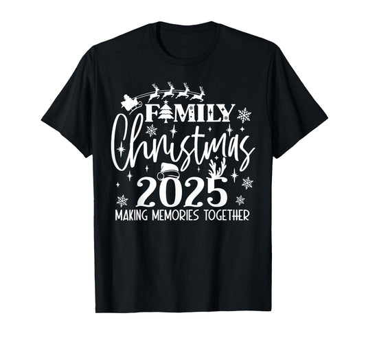 Family Christmas 2025 Matching Family Group Squad Pajamas T-Shirt