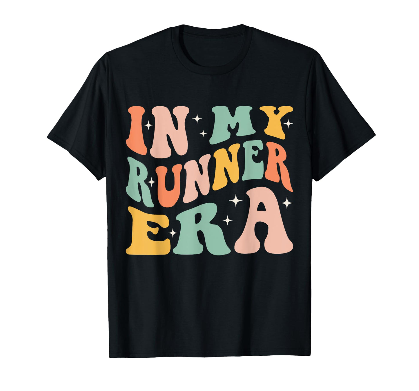 In My Runner Era Funny Running Marathon Groovy Running Mom T-Shirt