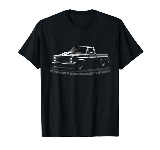 1973-1987 Squarebody Truck Silhouette Square body Truck T-Shirt
