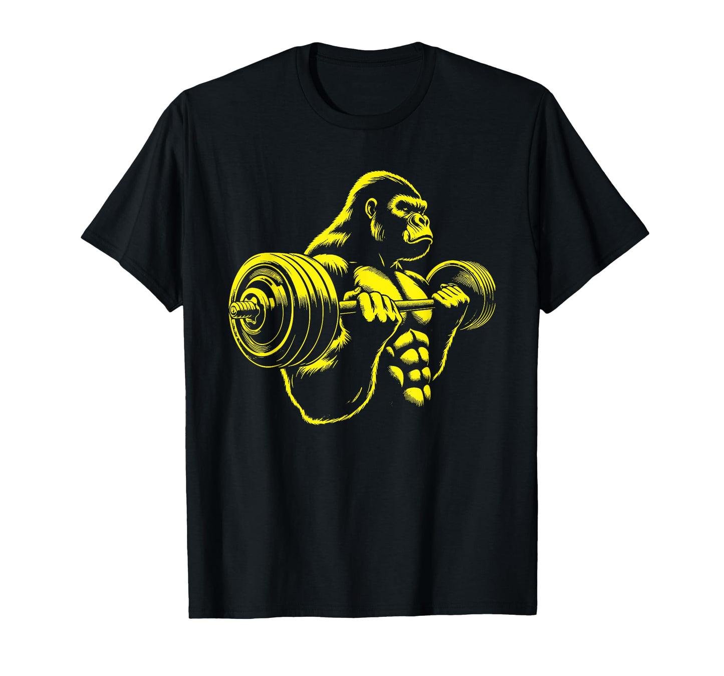 Gorilla Monkey Gym Weight Lifting Bodybuilding Workout T-Shirt