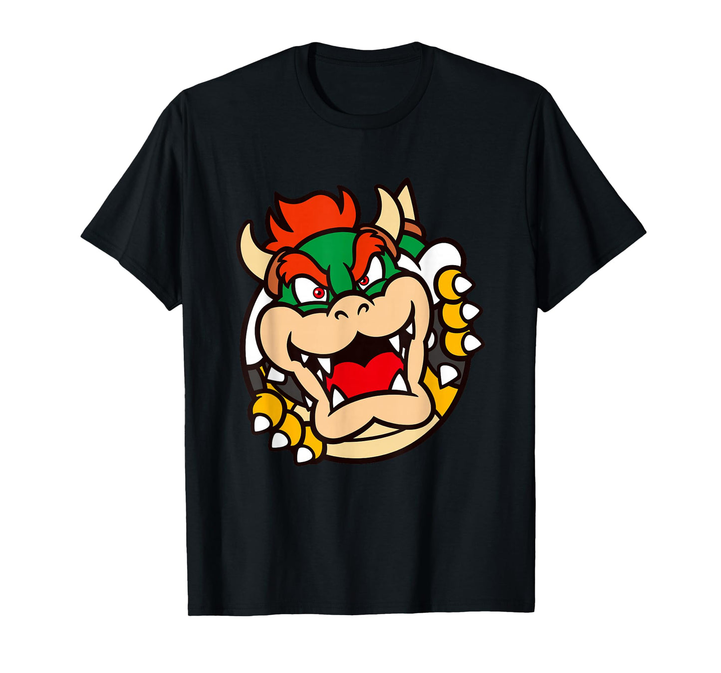 Super Mario Bros Bowser Big Koopa Breakout Portrait T-Shirt