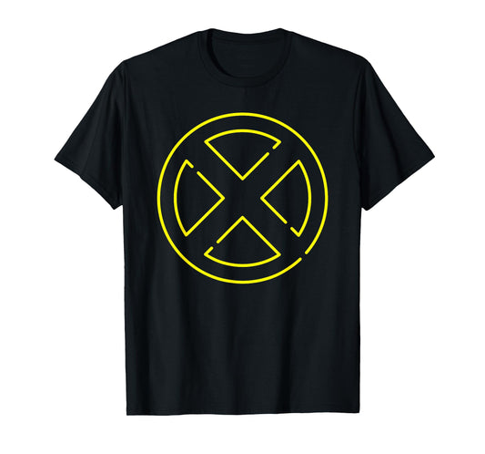 Marvel Super Heroes Neon Light Sign X-Men Symbol X Logo T-Shirt