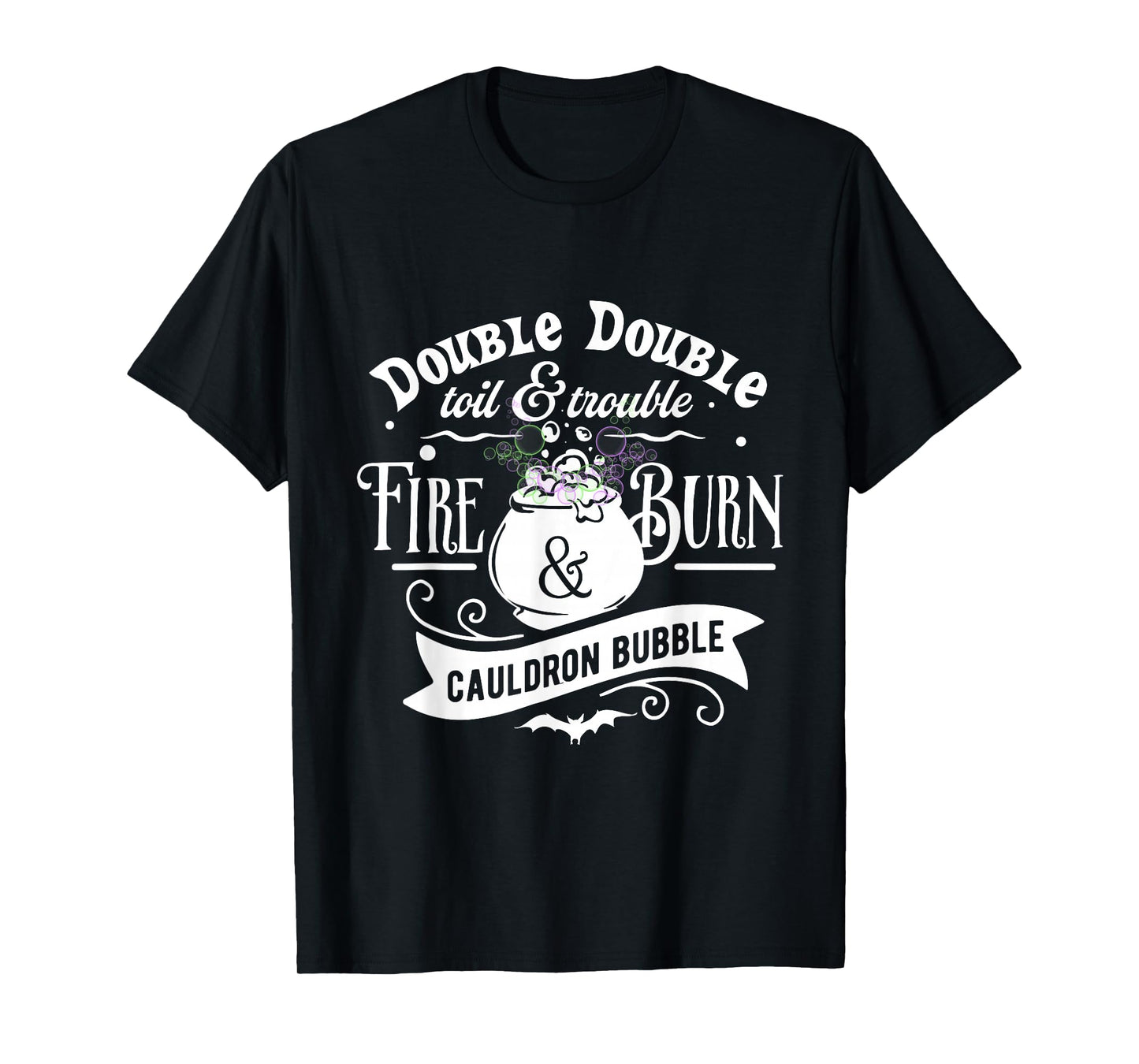 Anderson Sisters Cauldron Bubble Chant Witches Spell T-Shirt