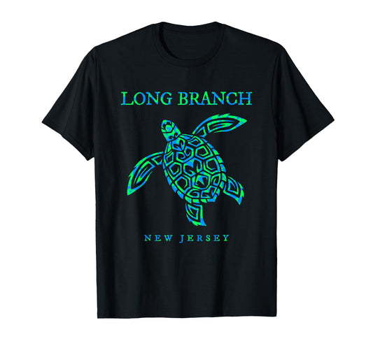 Long Branch New Jersey Sea Turtle Boys Girls Toddler T-Shirt