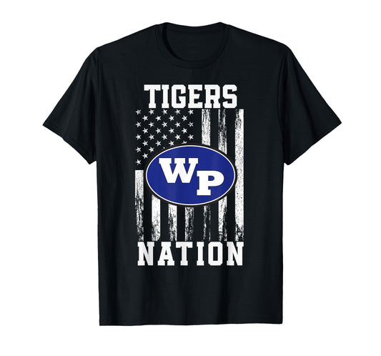 Wills Point Tigers Logo Nation HS T-Shirt