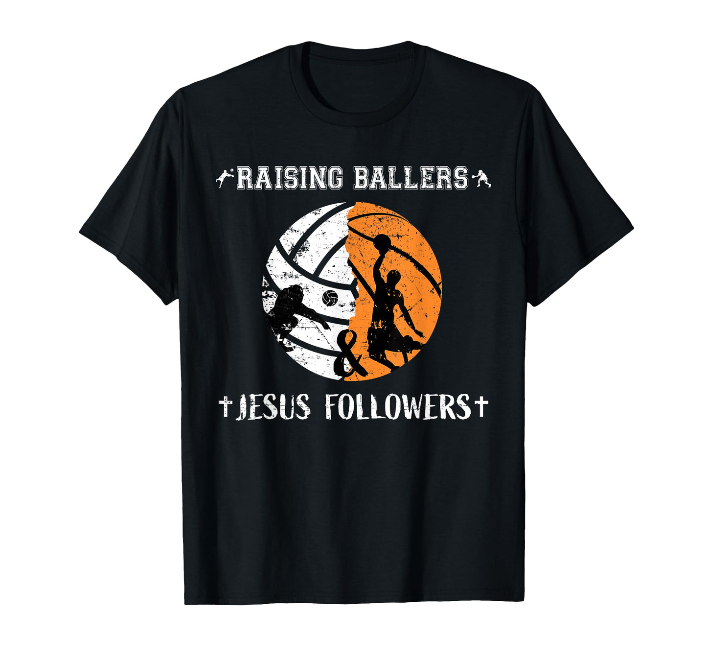 Jesus Basketball Dad Shirts Men Women Gifts Volleyball Mom T-Shirt