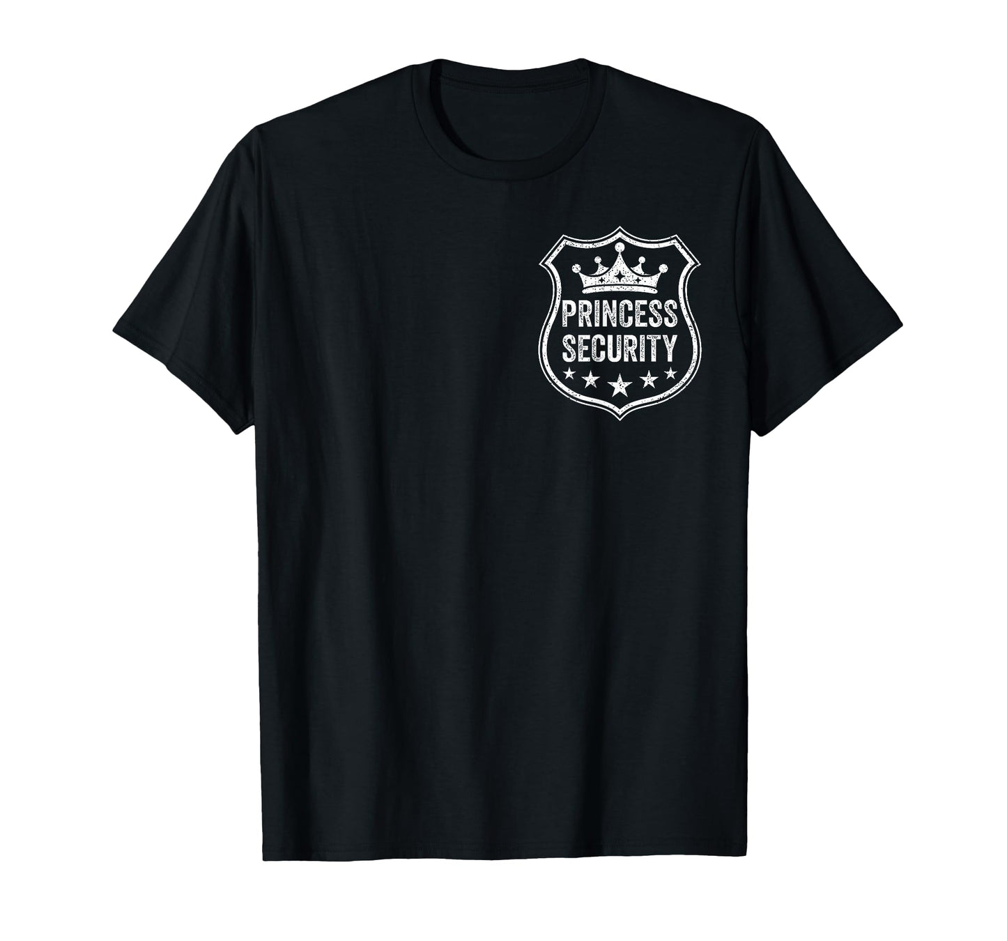 Princess Security Protection Birthday Kids Boys Mens 2 sided T-Shirt