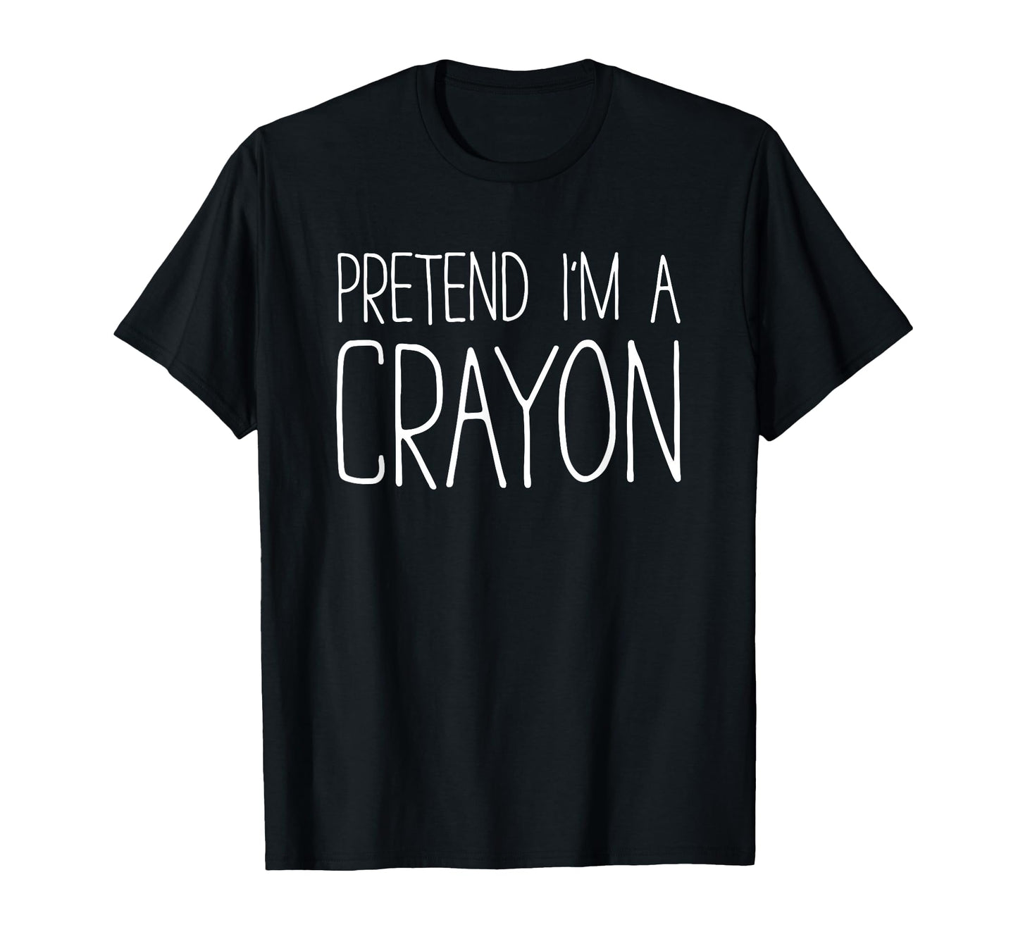 Pretend I'm A Crayon Shirt Adult Kids Men Women Costume T-Shirt