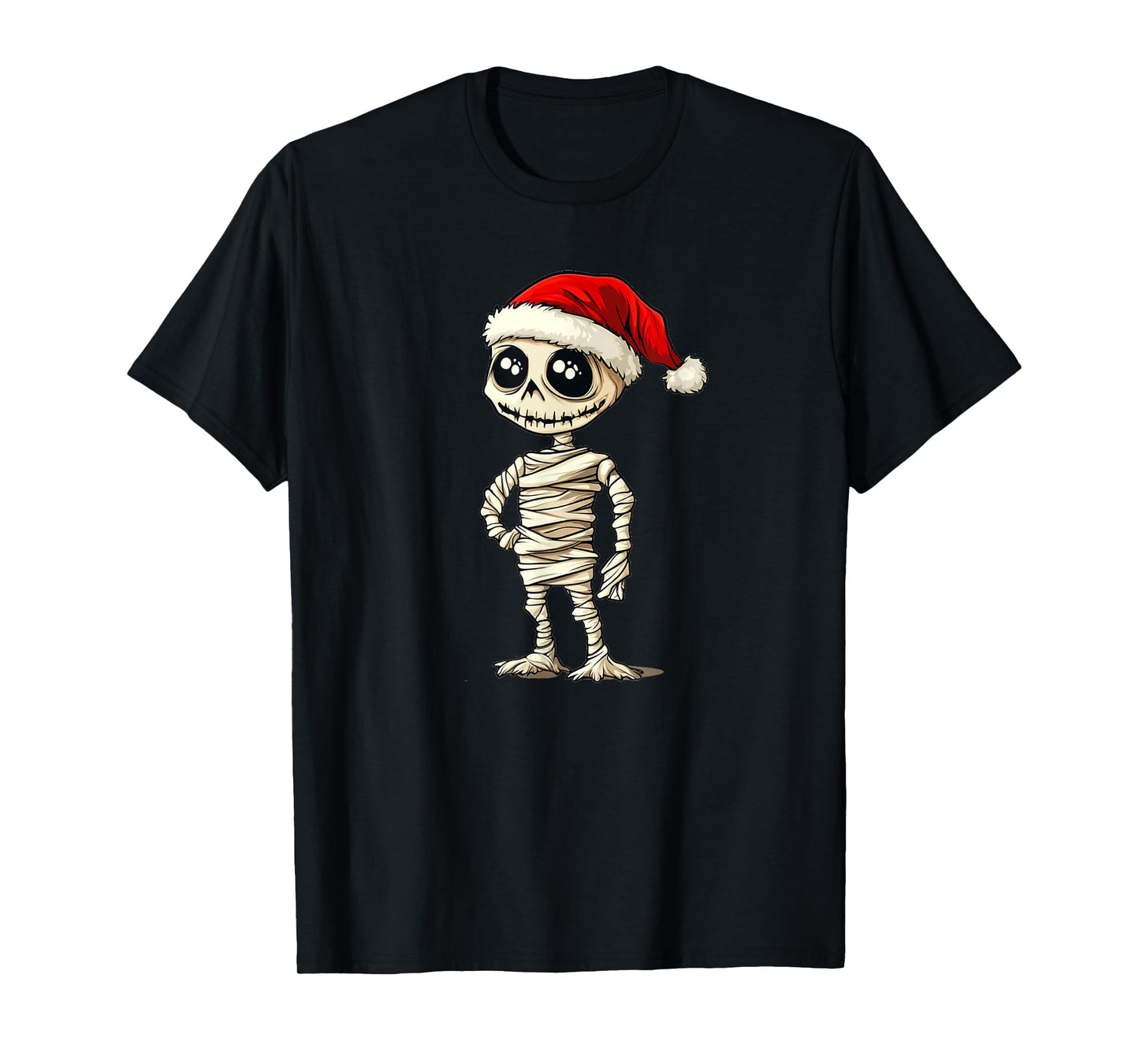 Santa Hat Style with This Christmas Mummy Fun Costume T-Shirt