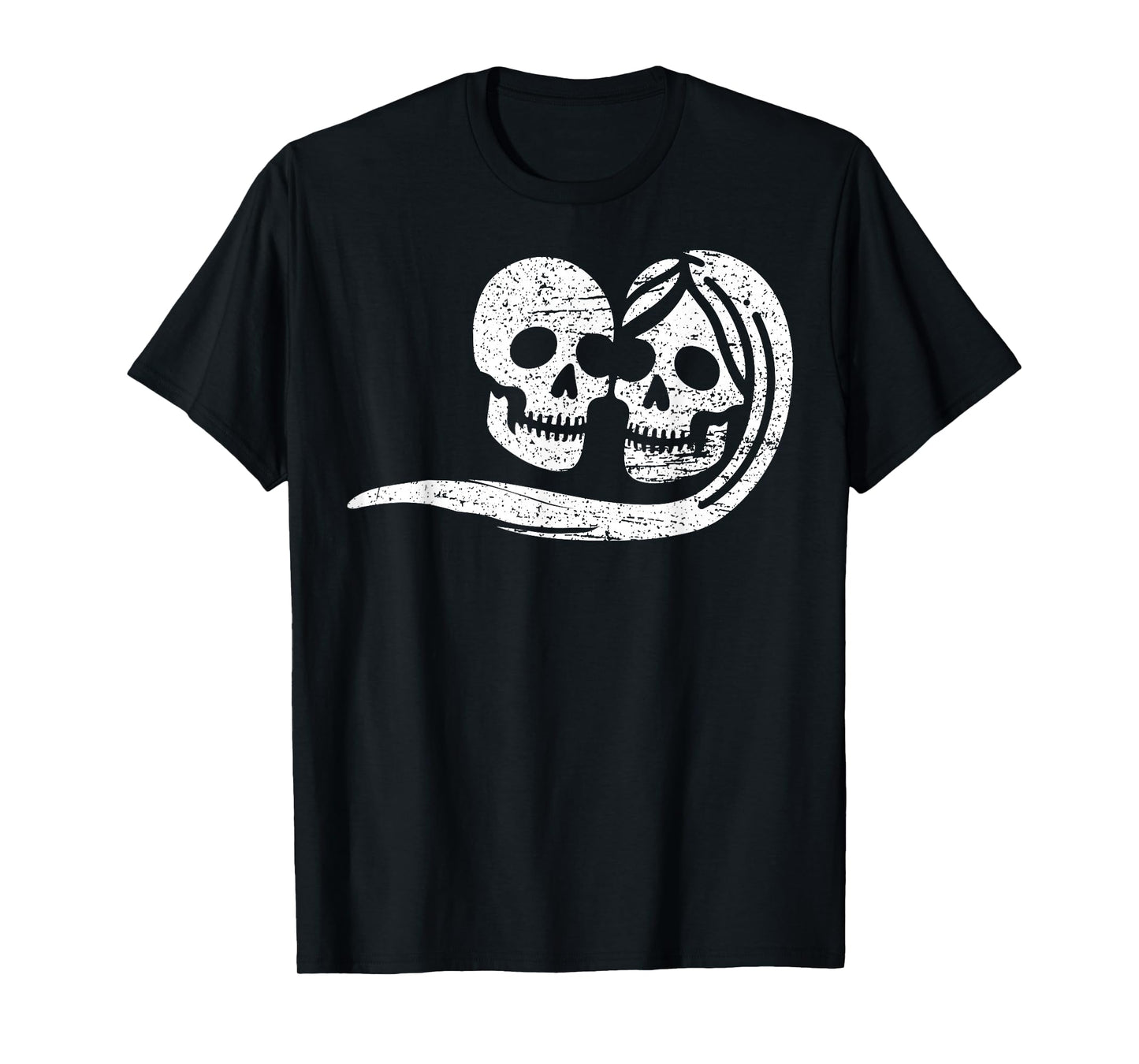 Halloween Couple Skulls - Halloween T-Shirt