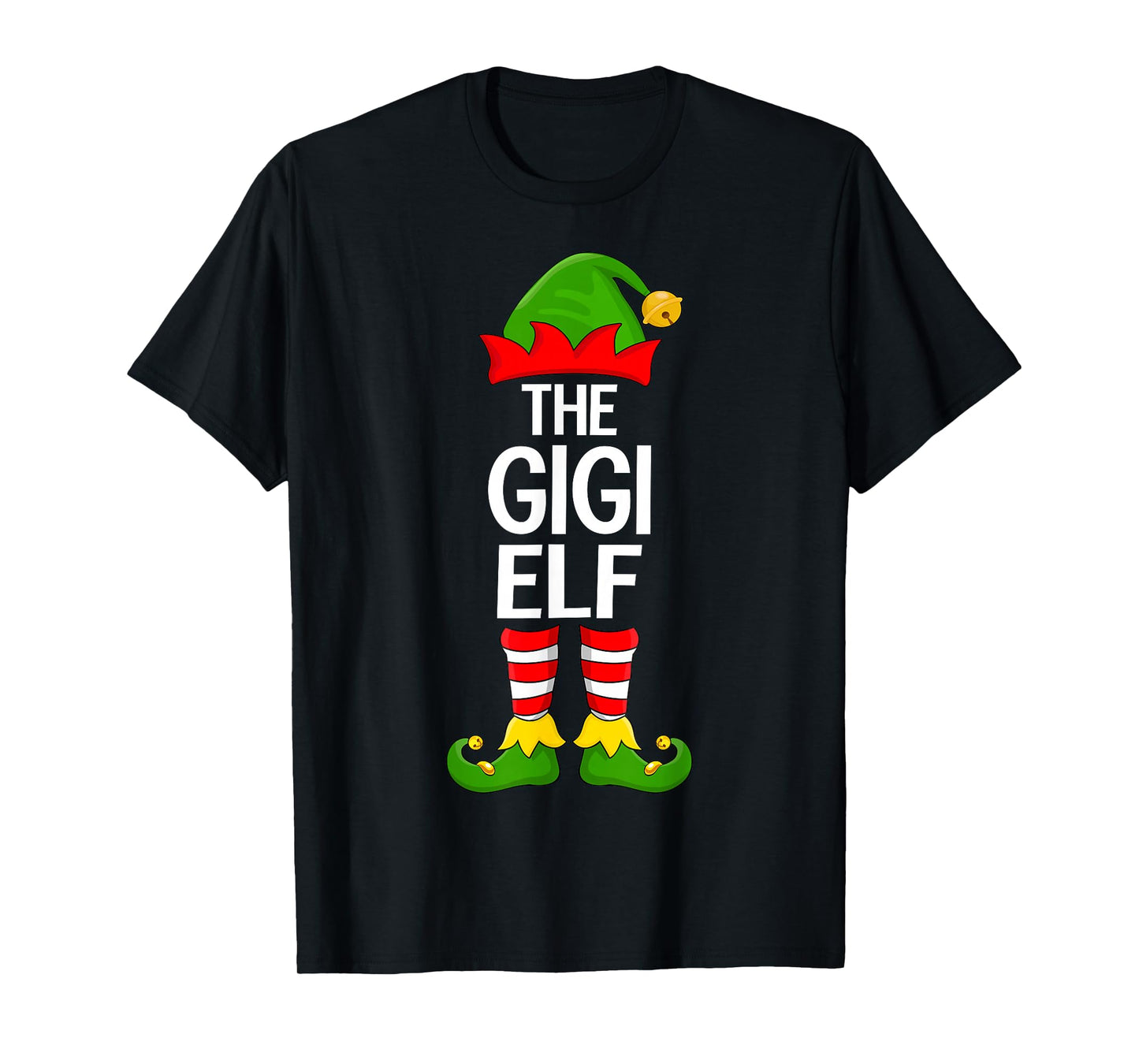 Gigi Elf Matching Family Elf Squad Women Grandma Christmas T-Shirt