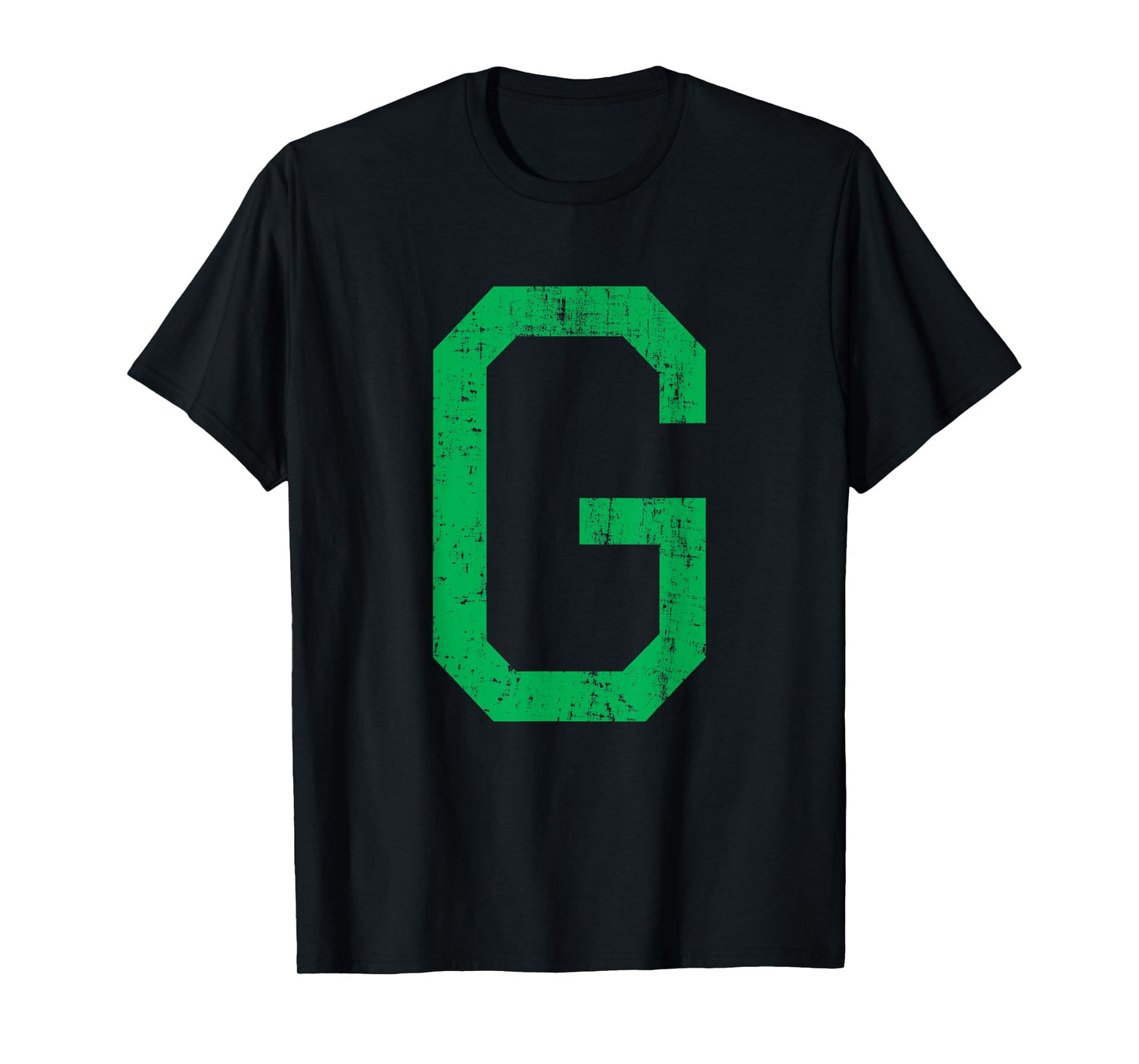 Letter G Uppercase Alphabet Initial Classic School College T-Shirt